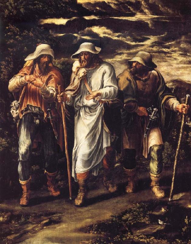 Orsi, Lelio The Walk to Emmaus France oil painting art